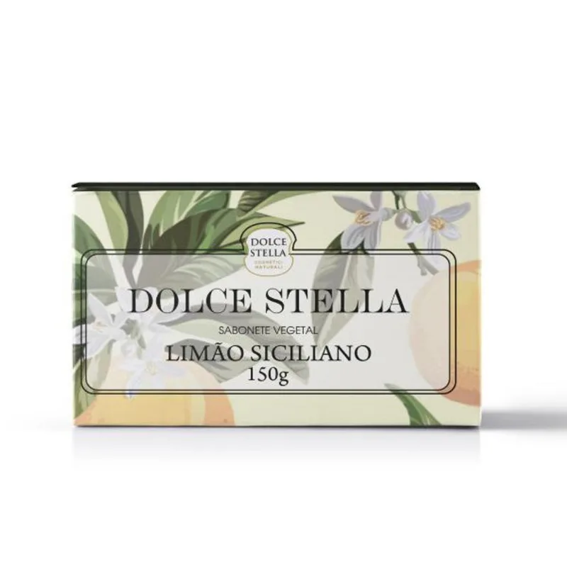 Sabonete Barra Dolce Stella Limão Siciliano 150G Vegetal
