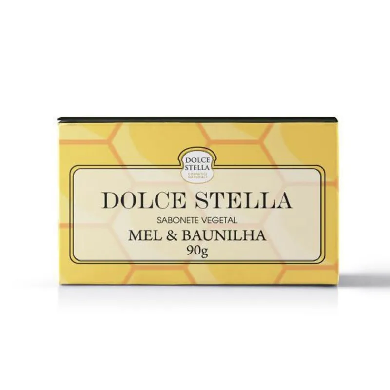 Sabonete Barra Dolce Stella Mel E Baunilha 90G Vegetal