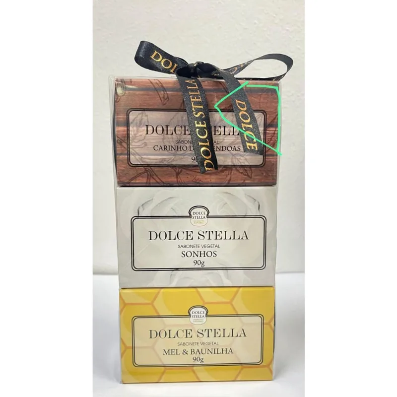 Kit Dolce Stella Sabonete Vegano 3 Unidades 90G