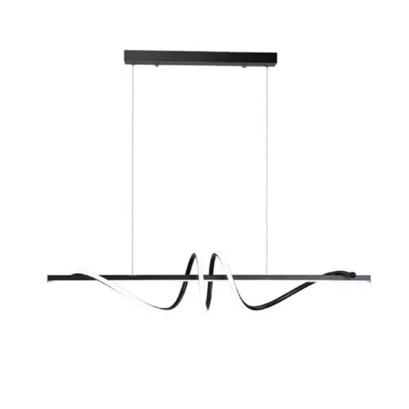 Pendente Led Opera 100cm 50W 3000K Preto GMH