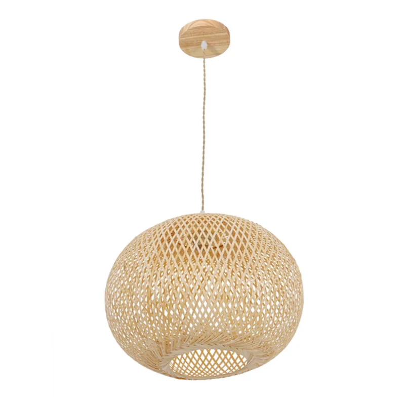 Pendente Bambu Bege Nias 40CM Bivolt - Gmh - GMH