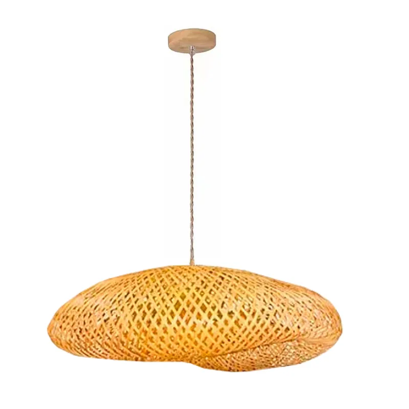 Pendente Bambu 60CM Bege Borneu Bivolt - Gmh - GMH