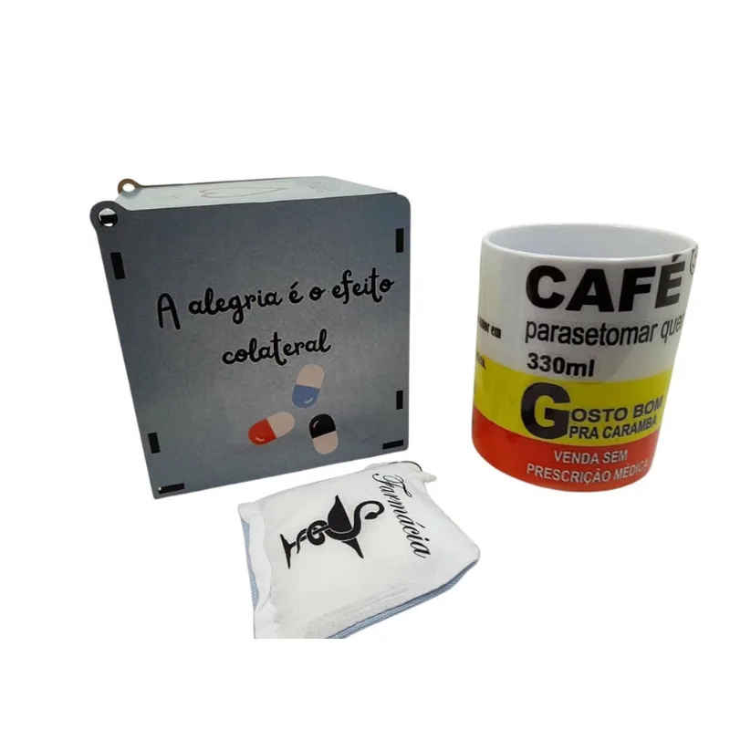 Kit Presente Personalizado Risotril &Café Para Farmaceuticos