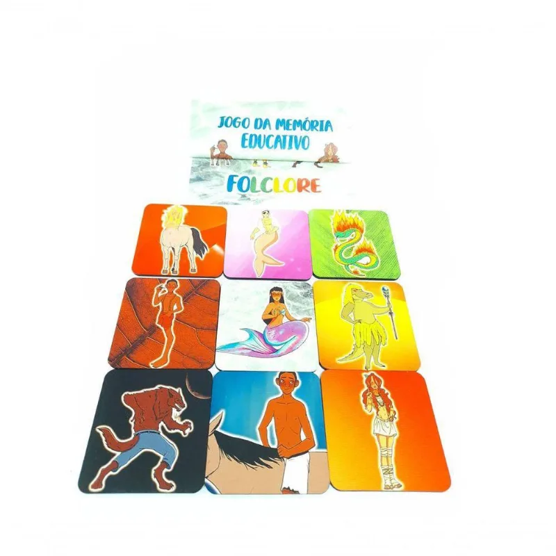 Jogo Da Memória Educativo Folclore Brasileiro 10 Pares