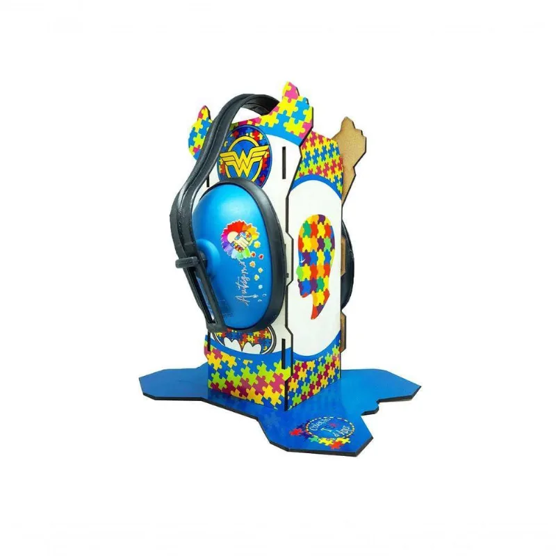 Abafador De Ruído Para Autistas Com Suporte Decorativo Para Casa