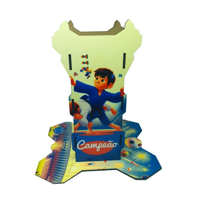 Suporte Decorativo Amortecedor Sons Autistas + Abafador Personalizado 24x22cm Mdf
