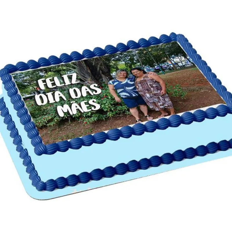 Serviço Impressão Papel Arroz Comestivel Dia Da Mães Foto A4