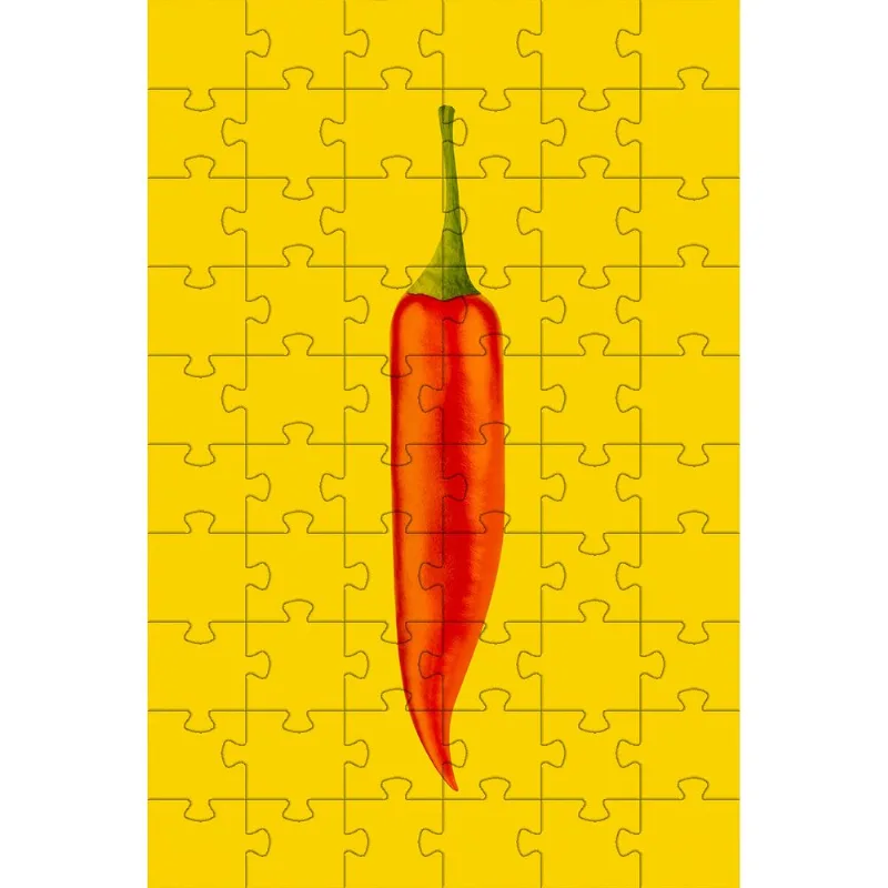 Quebra-Cabeça Pepper de 120 peças em MDF