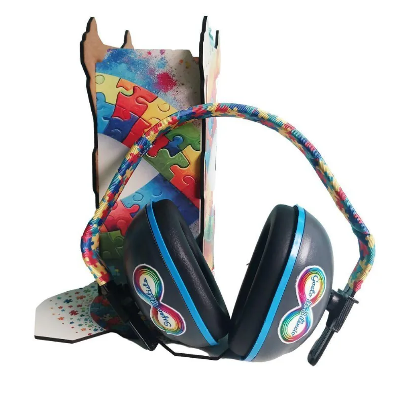 Abafador De Ruido Para Autistas 26 Db Com Suporte Decorativo