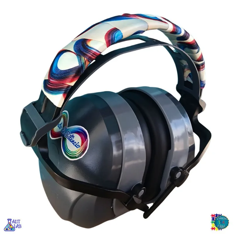 Abafador de ruidos para Autistas Infinity Color Cinza de 26 DB