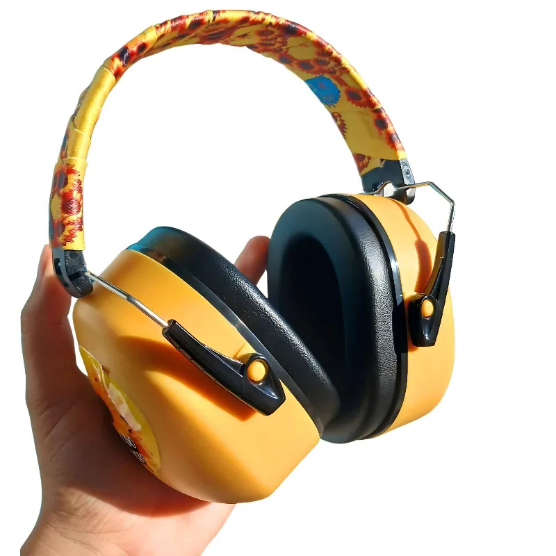 Abafador Ruido Amarelo Autistas E Atipicos 25 Db Suporte