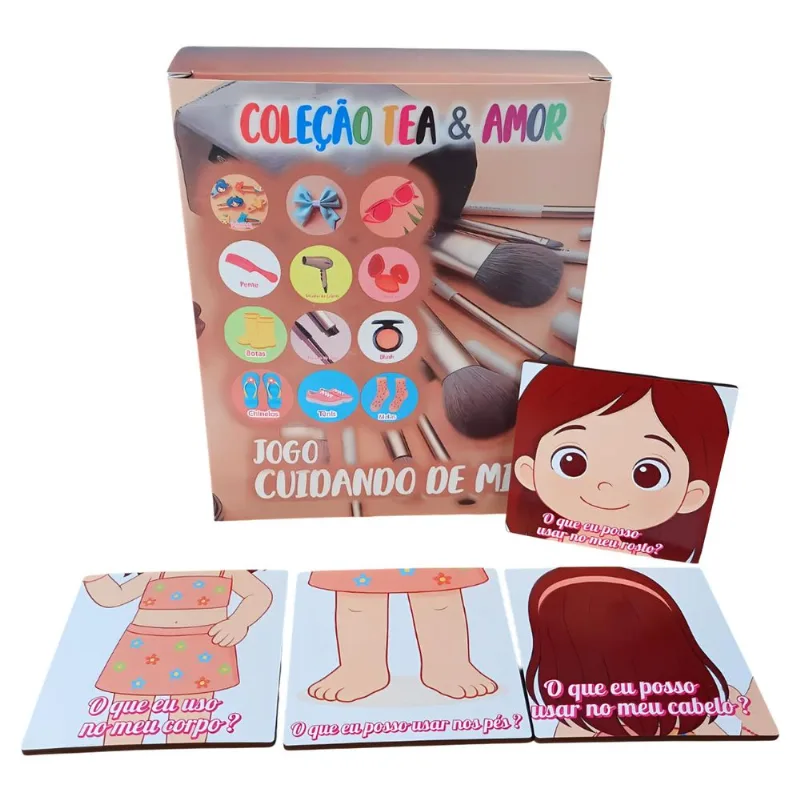 Jogo Educativo Cuidando do Meu Corpo para Garotas