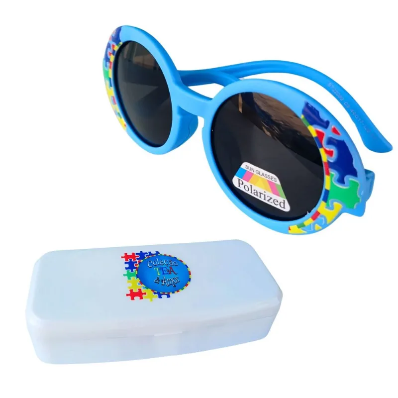 Óculos Escuro color Proteção visual para Autistas Infinity Azul