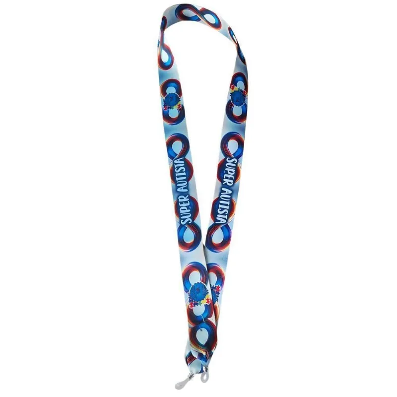 Cordinha para Óculos Coleção Tea e Amor Infinity Color para Autistas em Cetim Confortável 60CM