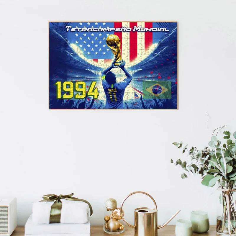 Quebra-cabeça Coleção Copa USA 1994 Brasil Tetracampeão 300 peças