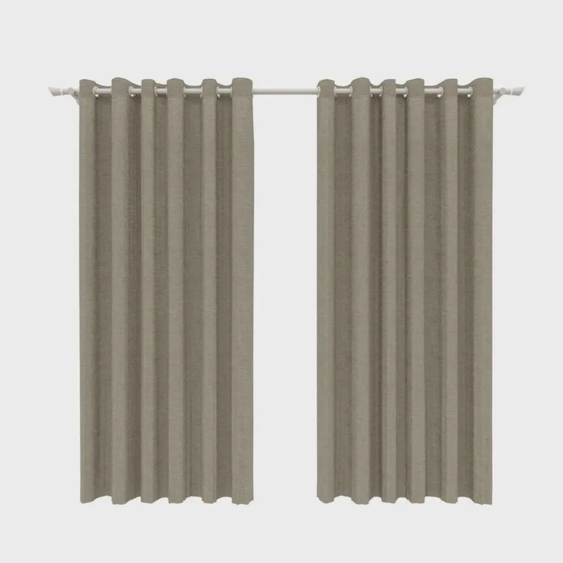 Cortina em Linho 400cm X 250cm Flat Fendi