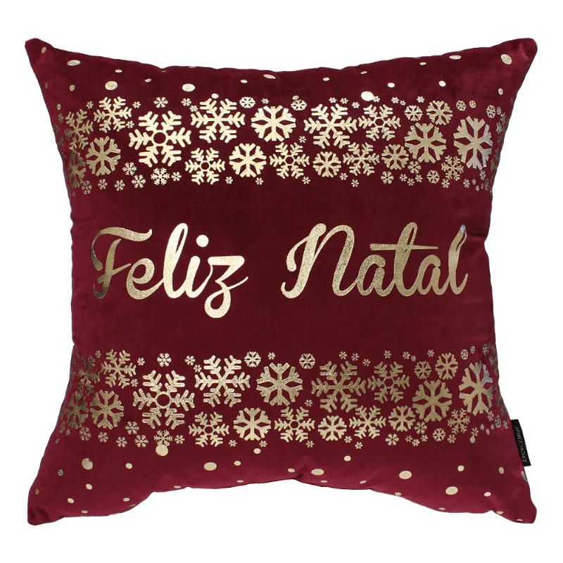 CAPA NATALINA 0,43X0,43 C/ FOIL DOURADO DES 323/UNICO
