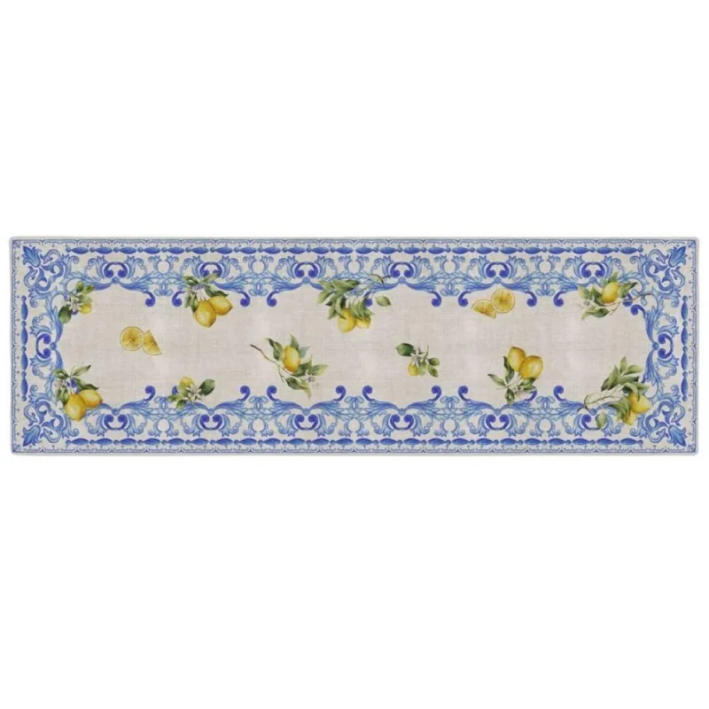 Caminho De Mesa Limão Siciliano 532114 43X141Cm Belchior - Não Disponível - Cama, Mesa E Banho