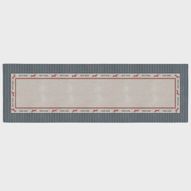 Caminho de Mesa Hot Dog com Hidrorrepelência 43x142cm Cachorro Quente - Não Disponível - Pet Shop