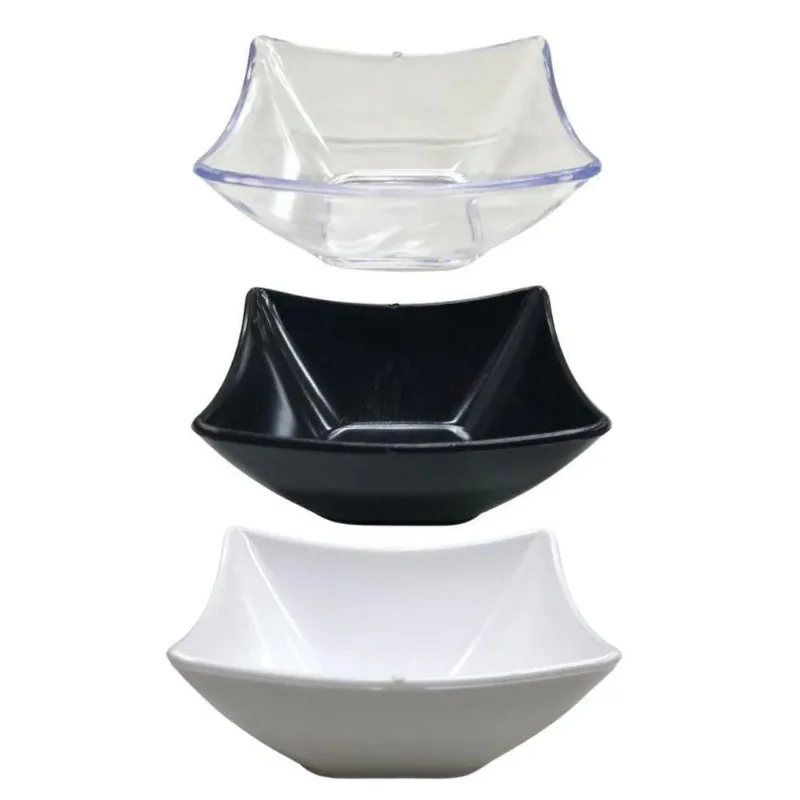 Mini Gourmet Quadrado 90 Ml - 7,5cm X 3cm Cor Branco