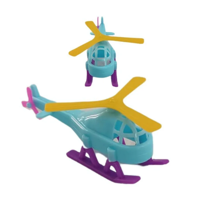 Mini Brinquedo Super Helicóptero Colorido - 4 Unidades
