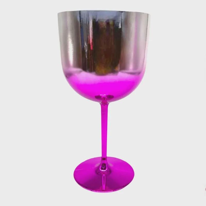 Taca Gin Metalizada Rosa Degrade Toys