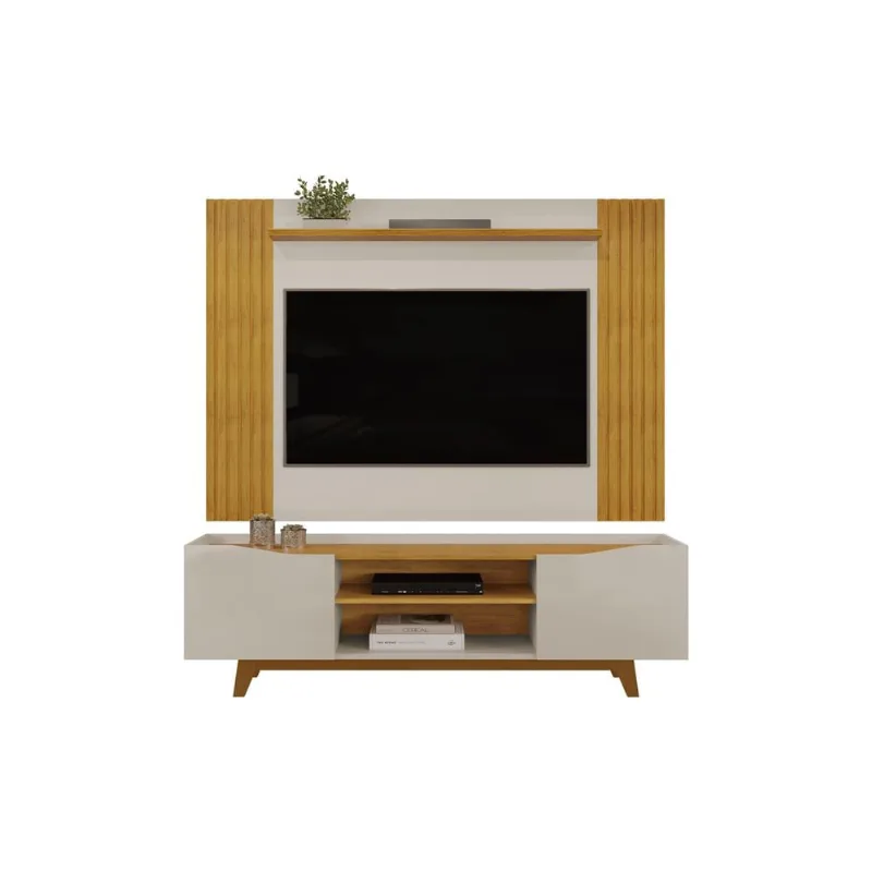 Bancada e Painel p/Tv 70" Agnes 33569 DJ Móveis