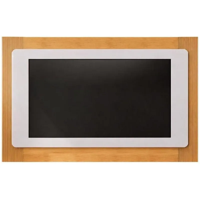 Painel Home para TV 75" 220CM MDF Fosco Amadeirado DJ Móveis - Dj Moveis