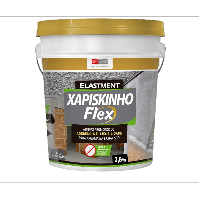 Aditivo Plastificante Xapiskinho 3,6Kg Para Argamassa Drylevis