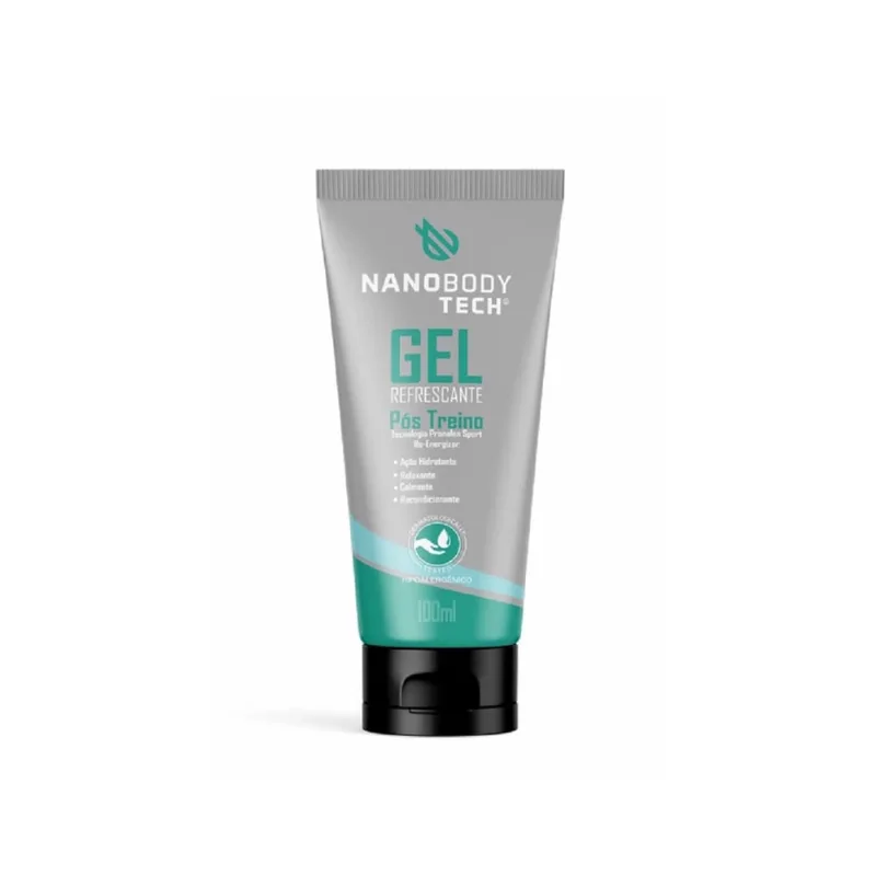 Gel Refrescante Nanobodytech 100g Pós Treino Hidrata Relaxa