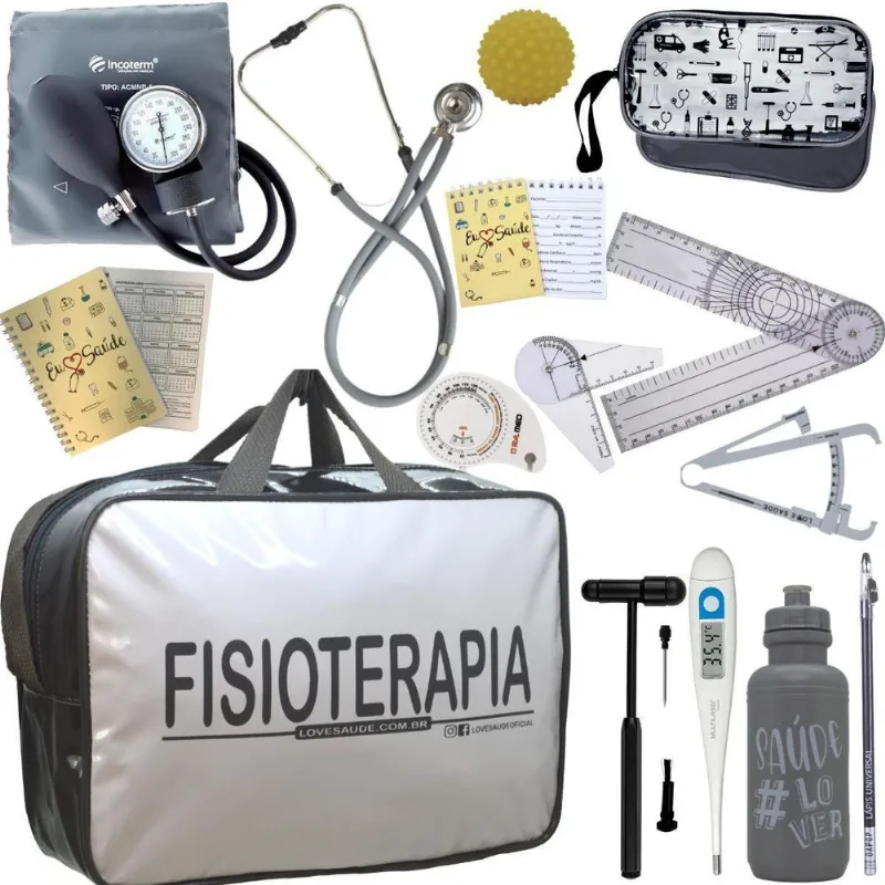 Kit Fisioterapia Goniômetro Fita Imc- Grafite Incoterm
