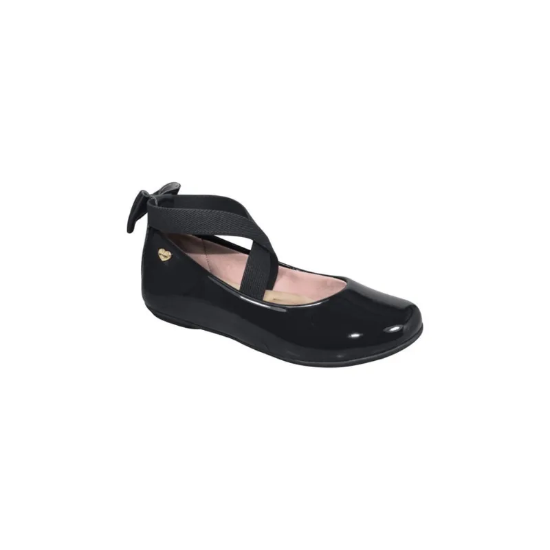 Sapatilha Infantil Feminina Ortopé Secret Verniz Preto