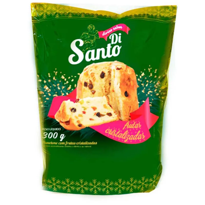 Panetone Frutas 300g Di Santo