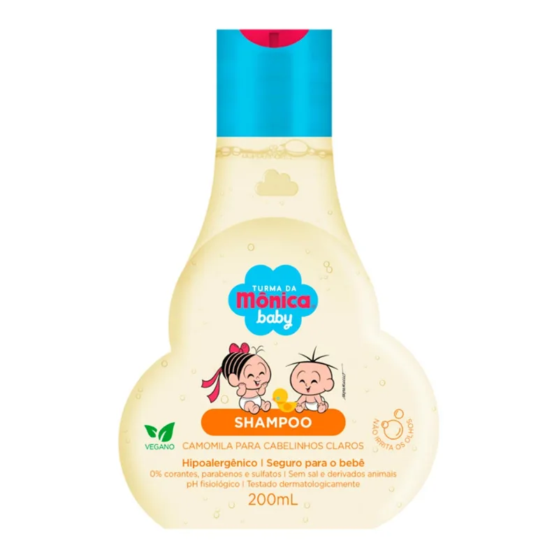 Shampoo Turma da Mônica Baby Camomila 200ml - TURMA DA MONICA BABY