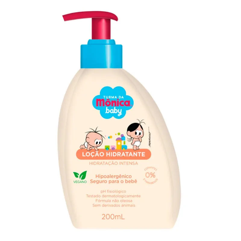 Loção Hidratante Turma da Mônica Baby Hidratação Intensa 200ml - TURMA DA MONICA BABY