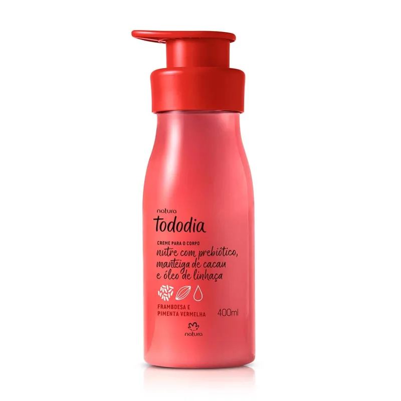 Creme Hidratante Corporal Framboesa E Pimenta Vermelha 400ml - Cremer