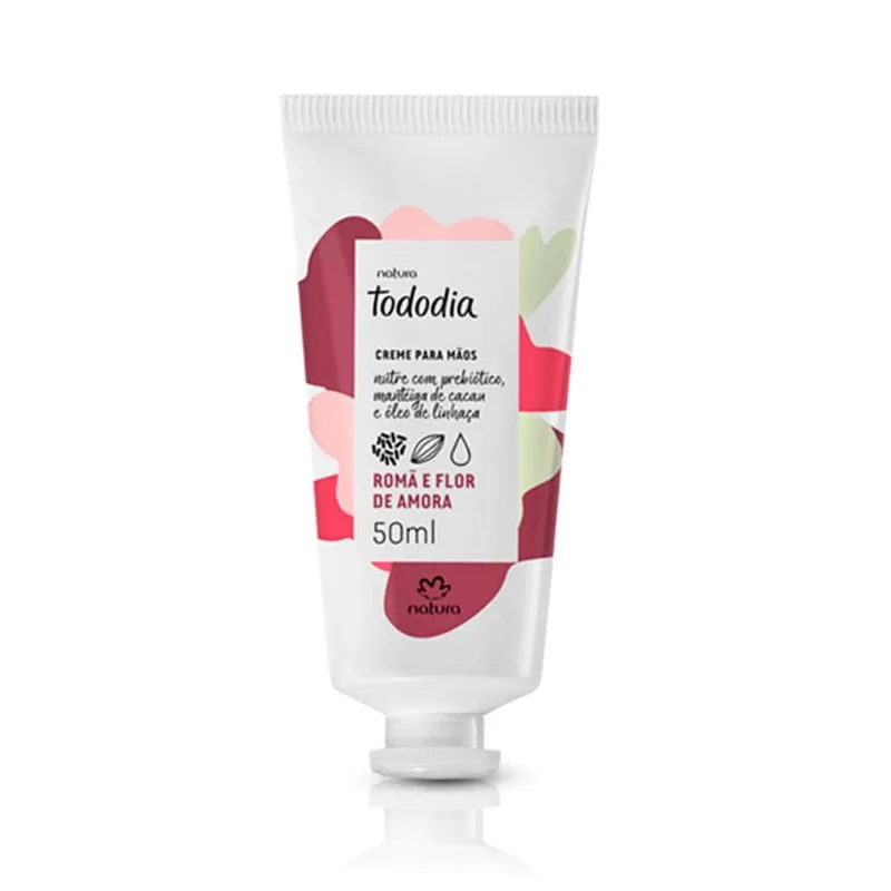 Natura tododia roma flor de amora hidratante para maos 50ml