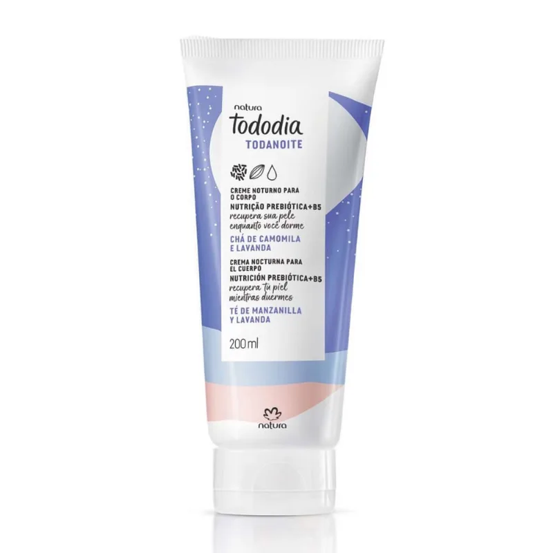 Natura tododia todanoite hidratante camomila E lavanda 200ml