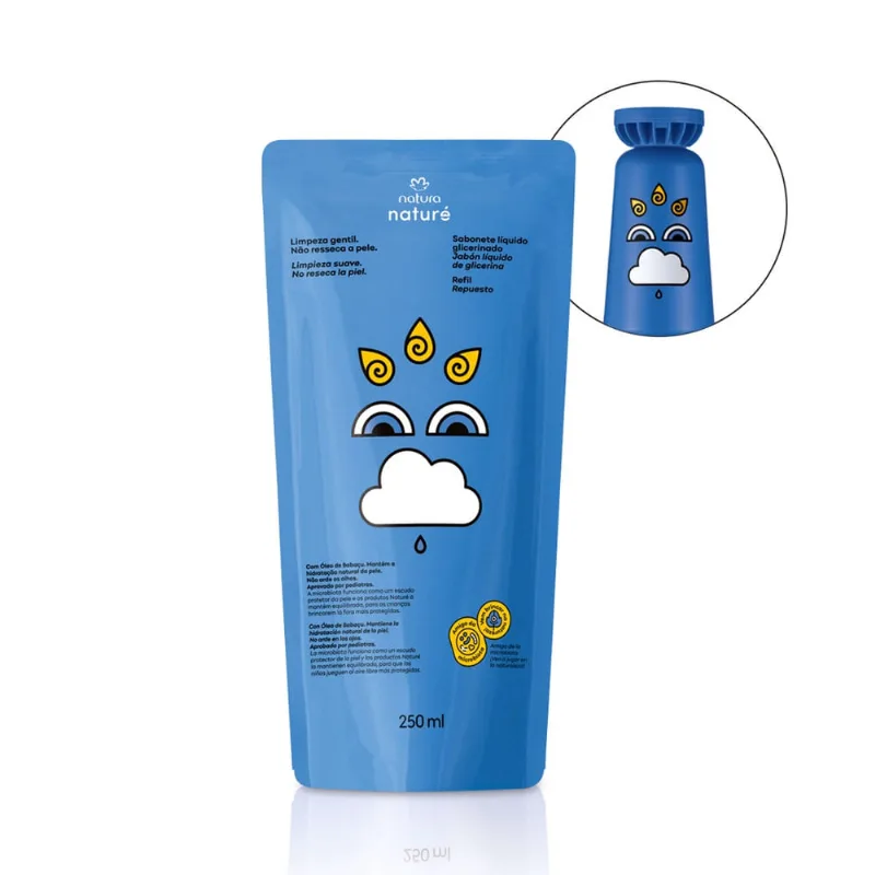 Natura naturé sabonete liquido glicerinado refil 250ml