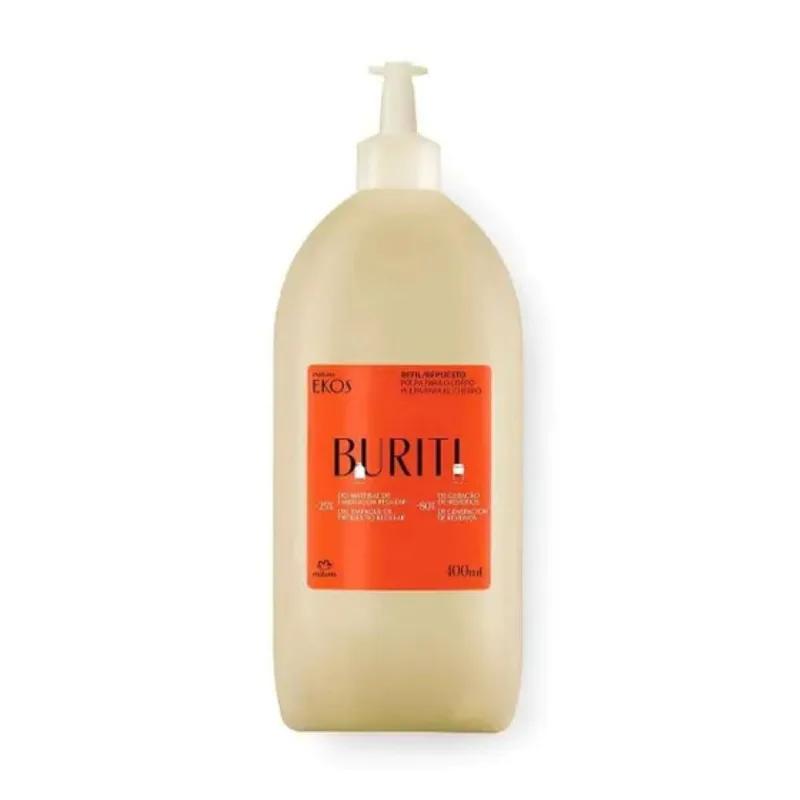Refil Hidratante Natura Ekos Pós Sol Buriti Corporal 400Ml