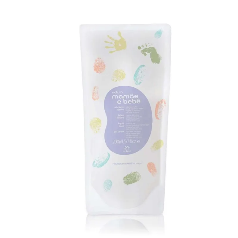Natura mamae bebe sab cabeça aos pes relaxante refil 200ml