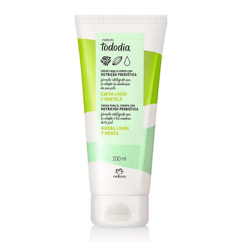 Natura tododia capim limao E hortelã hidratante corpo 200ml