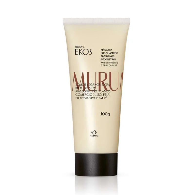 Natura ekos murumuru máscara pré-shampoo antidanos 100g