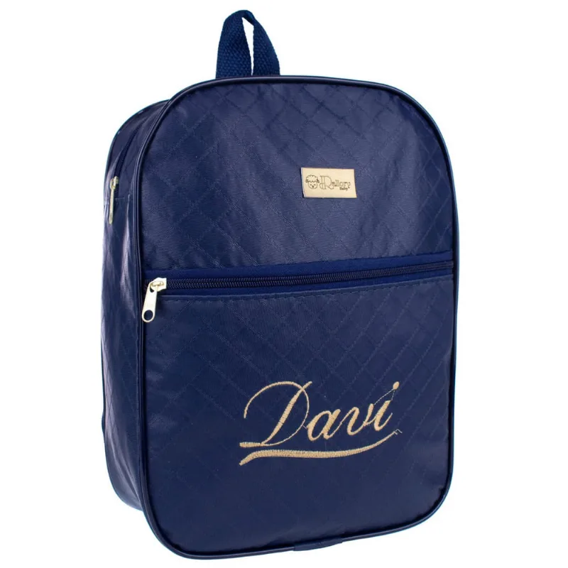 Mochila Personalizável Maternidade Moderna Espaçosa