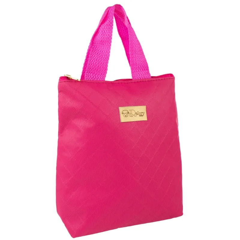 Bolsa Térmica Mamadeira/Marmitinha Maternidade Lancheira Pink
