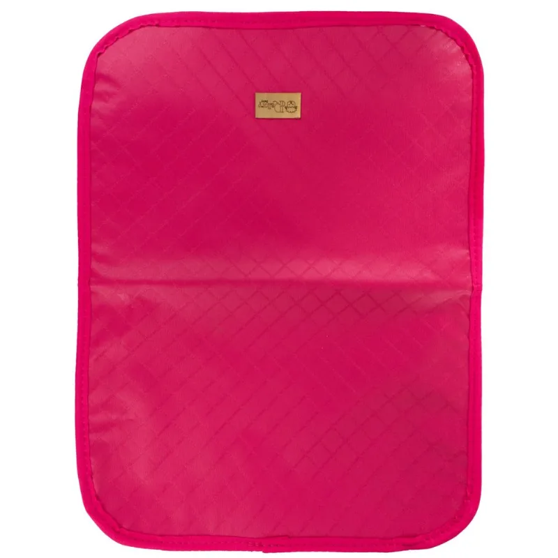 Trocador Fralda Portátil Bebê Impermeável Dobrável Acolchoado Pink