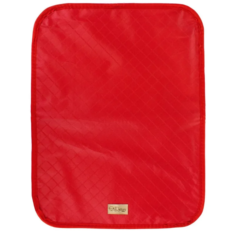 Trocador Fralda Portátil Bebê Impermeável Dobrável Acolchoado Vermelho