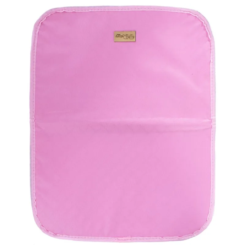 Trocador Fralda Portátil Bebê Impermeável Dobrável Acolchoado Rosa Bebê