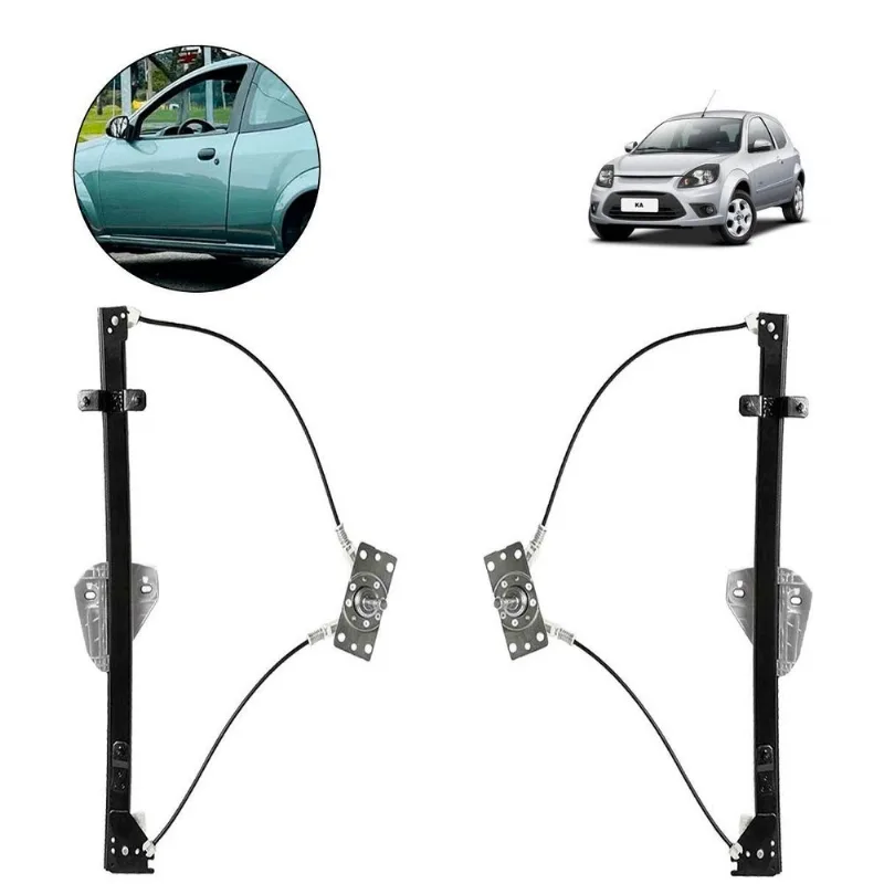 Par Máquina De Vidro Manual Ka Anos 2010 Até 2014