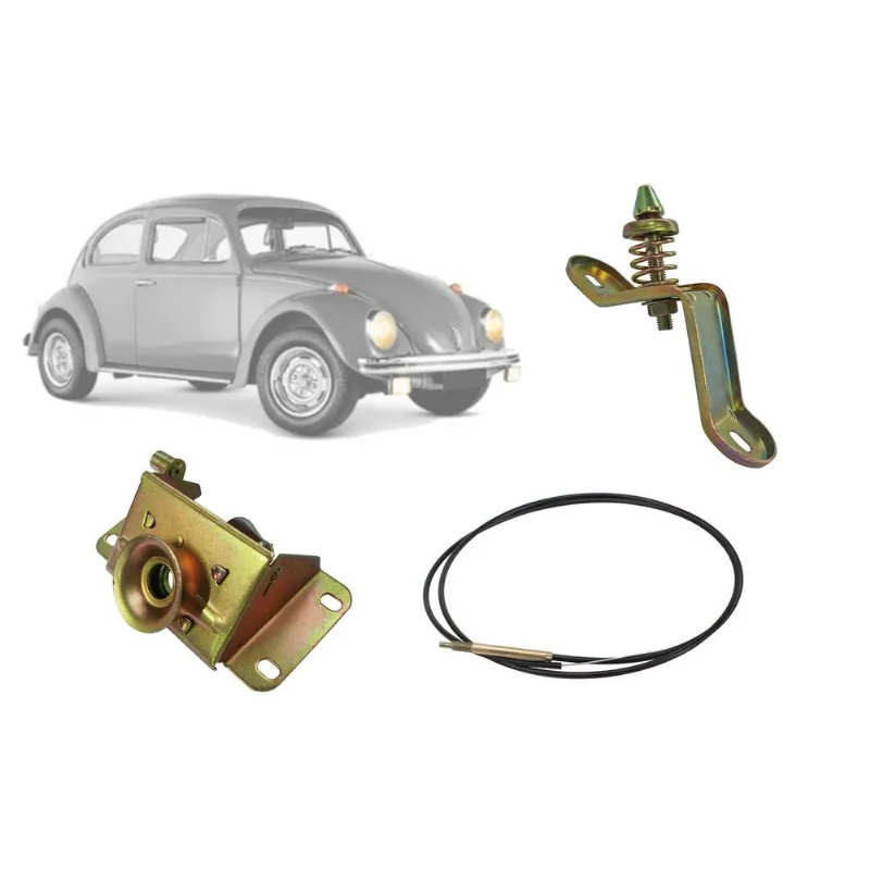 Kit Cabo E Fechos Do Capô Fusca 1200 Ate 1970